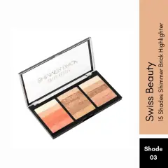 swiss beauty shimmer brick highlighter palette 03, image 1
