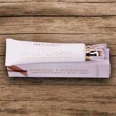 swiss beauty primer mousse foundation 02 rose blush weightless, image 3