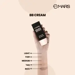 MARS BB Cream skin perfection shade application explaination, image 3