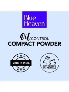 Blue Heaven Oil Control Compact - 201 Cream | 12-Hour Matte, image 3