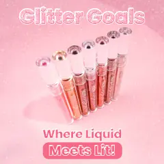 ME-ON Glitter Goals Liquid Eyeshadow - 03 Silver | High-Impact Shine, image 6