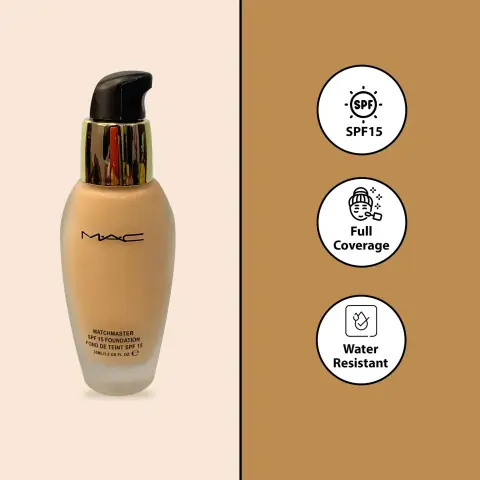 M.A.C MatchMaster SPF15 Foundation | Full Coverage | 35ML | Water Resistant