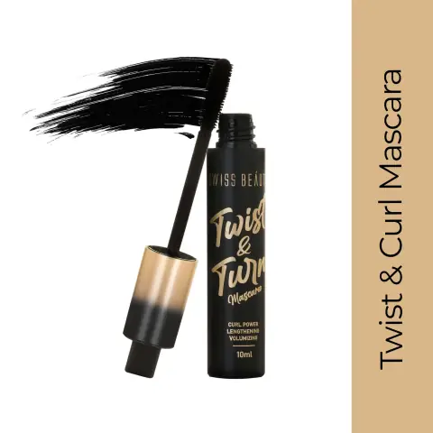 Swiss Beauty Twist & Curl Mascara 10ml Curl Voluminizing