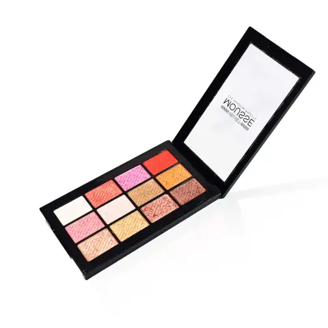 Swiss Beauty 12 Shades Velvet Eyeshadow Palette | Highly Pigmented | Dynamic Hues
