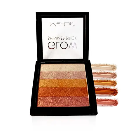 ME-ON Shimmer Brick Highlighter - 03 | 5 Shimmery Shades