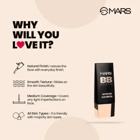 MARS BB Cream skin perfection color correcting description